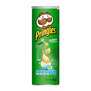 Papas Pringles Crema Y Cebolla X 124 Gr
