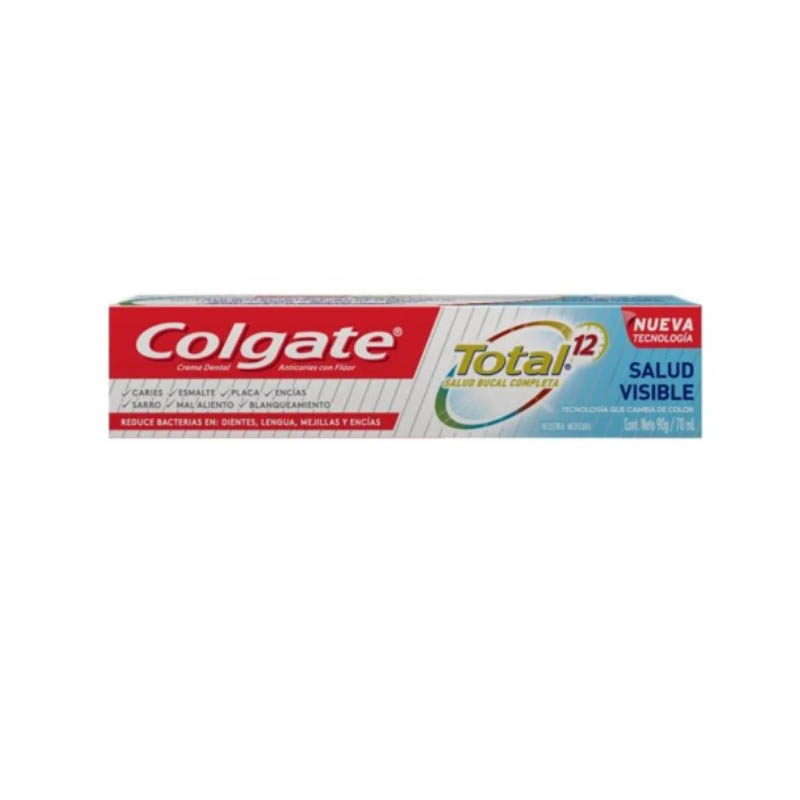 Dentifrico Colgate Total 12 Whitening X 90 Gr