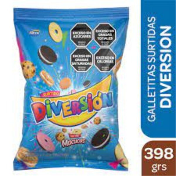 Galletitas Diversion Surtido + Macucas X 398 Gr