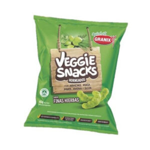 Snack Veggie Granix Sabor Finas Hierbas X 90 Gr