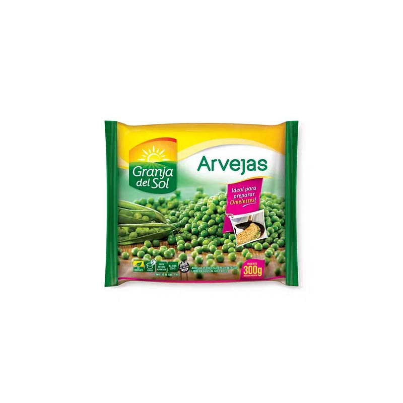 Arvejas Granja Del Sol Congeladas