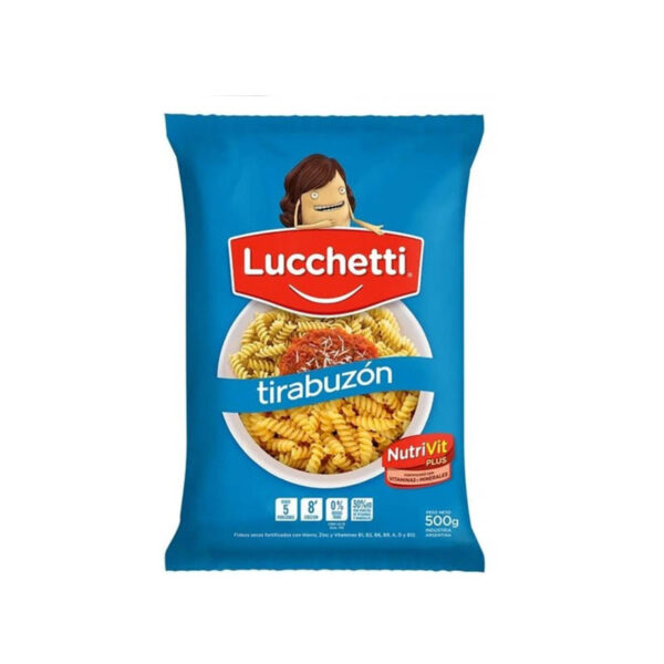 Fideos Lucchetti Tirabuzones X 500 Gr