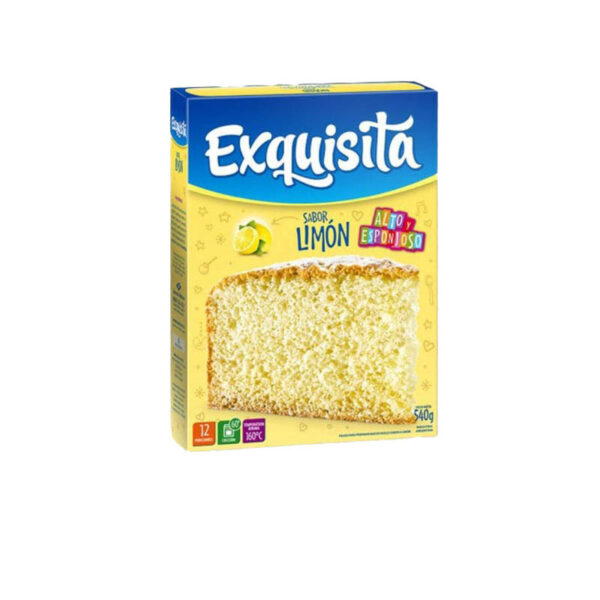 Bizcochuelo Exquisita Limon Alto Esponjo X 540 Gr