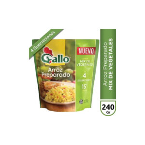 Arroz Preparado Gallo Mix De Vegetales X 240 Gr