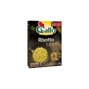 Risotto Gallo Cuatro Quesos 20% Mas X 240 Gr