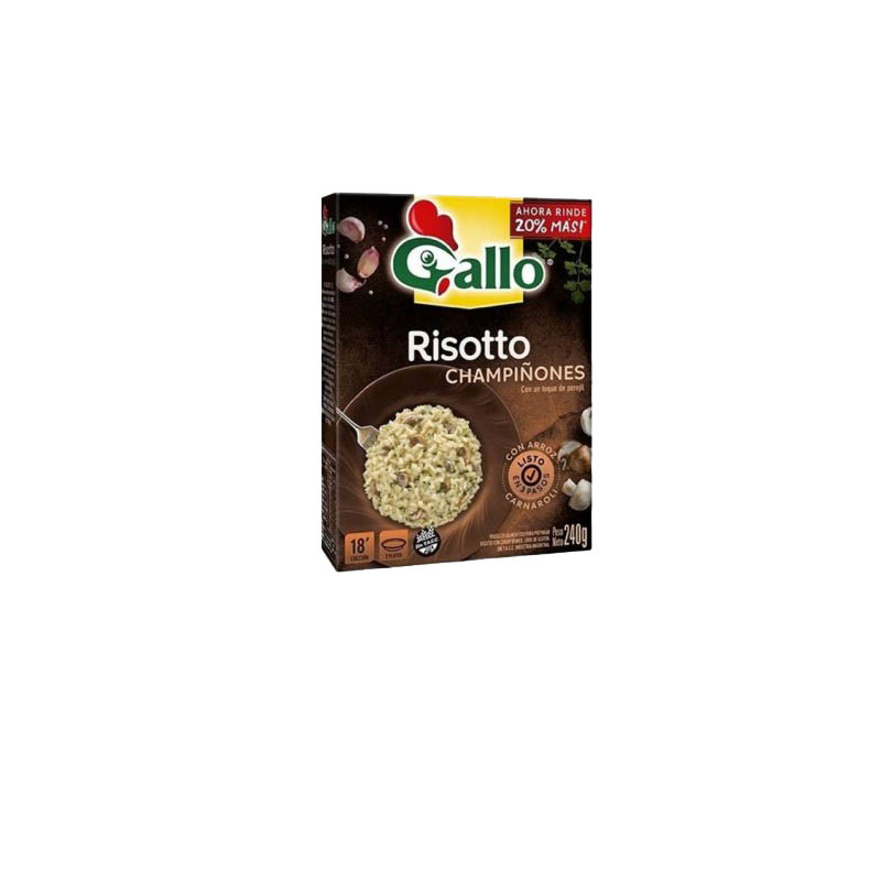 Risotto Gallo Con Champigñones X 240 Gr