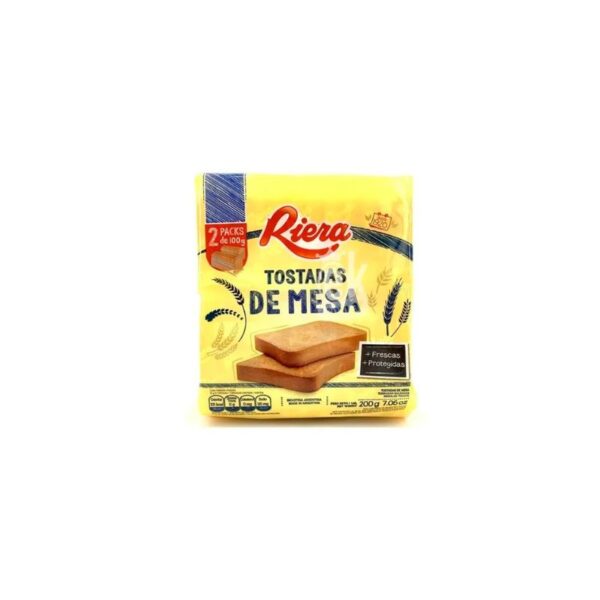 Tostadas Riera De Mesa Clasicas X 200 Gr