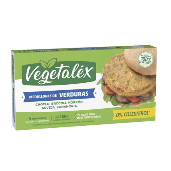 Medallones Vegetalex De Verduras X 300 Gr