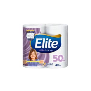 Papel Hig.Elite Ultra Suave D/Hoja X 50M X 4 Unid