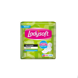 Toalla Ladysoft Normal Suave C/Alas X 8 Unid
