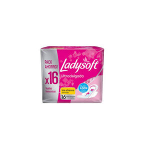 Toalla Ladysoft Ultradel.Seca C/ Alas X 16 Unid