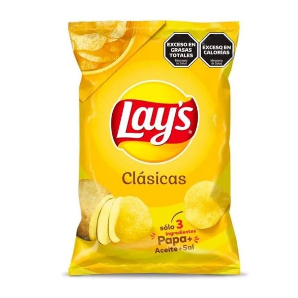 papas fritas lay's clasicas x 145 gr