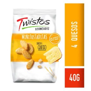 Minitostaditas Twistos 4 Quesos X 40 Gr