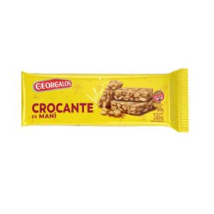 Tableta Georgalos Crocante De Mani X 80 Gr