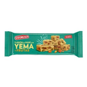 Turron Georgalos Blando Con Yema/Frutas X 120 Gr