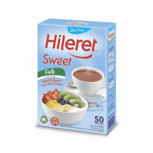 Edulcorante Hileret Sweet X 50 Unid