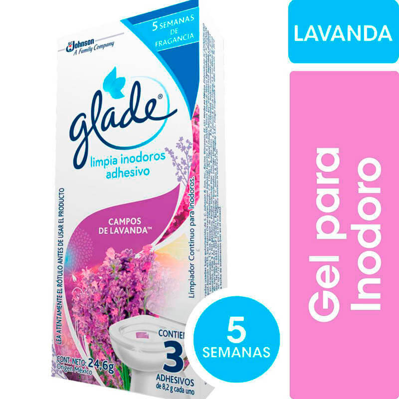 Limp.Adhesivo Glade Campos Lavanda X 3 Unid