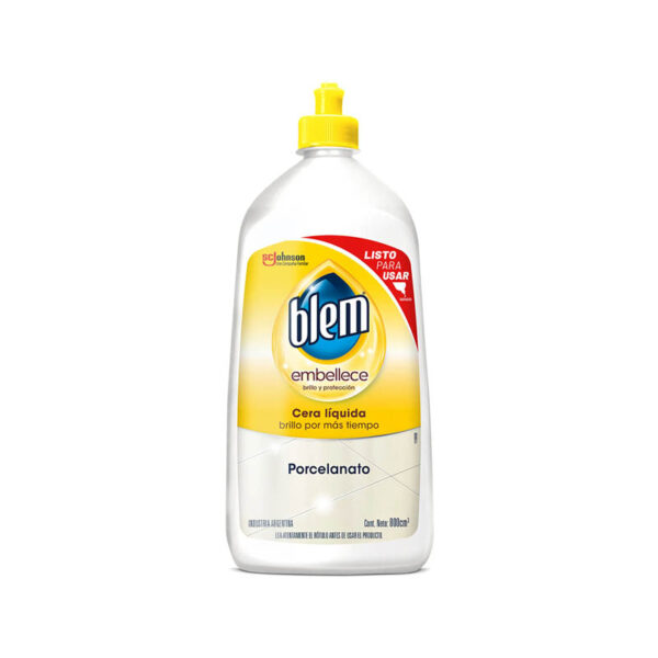 Cera Liquida Blem Porcelanatos X 800 Cm3