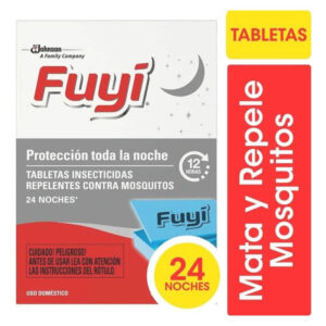 Tabletas Fuyi Insecticida Mosquitos X 24 Unid