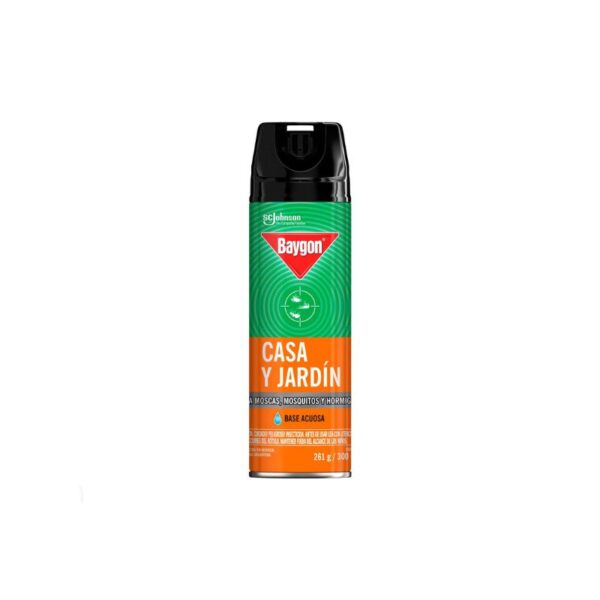 Insecticida Baygon Casa Y Jardin Base Ac X 300 Cm3