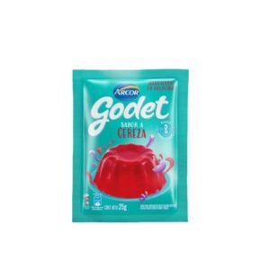 Gelatina Godet Sabor Cereza X 25 Gr