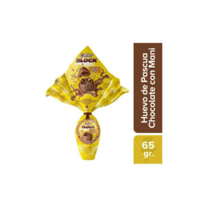 Huevo Cofler Block Chocolate Con Mani X 56 Gr