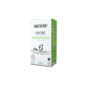 Leche Vacalin Descremada L/Vida X 1 Lt