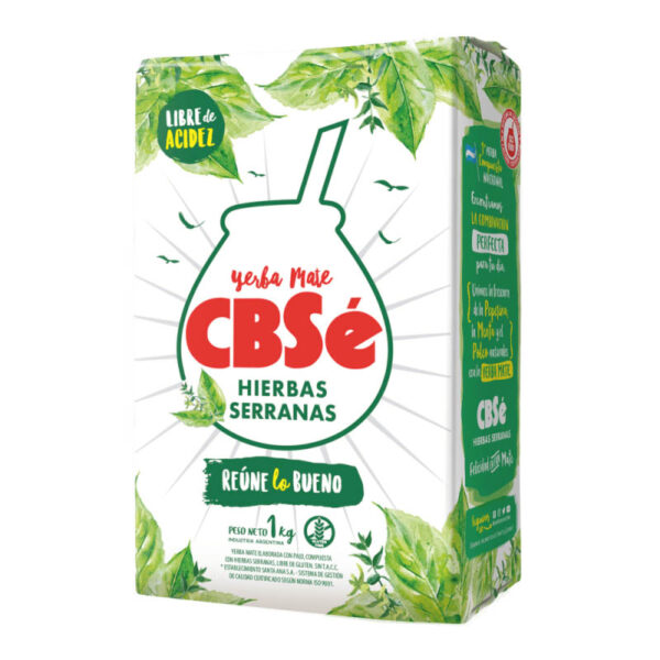 Yerba Mate Cbse Hierbas Serranas X 1 Kg