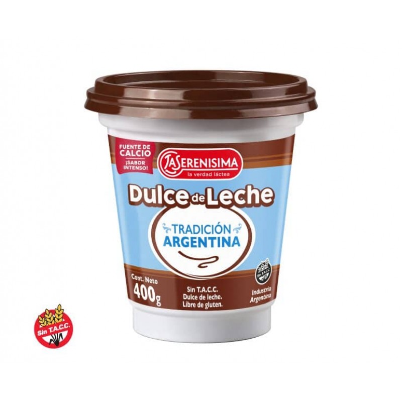 Dulce De Leche Serenisima Trad.Argentin X 400 Gr