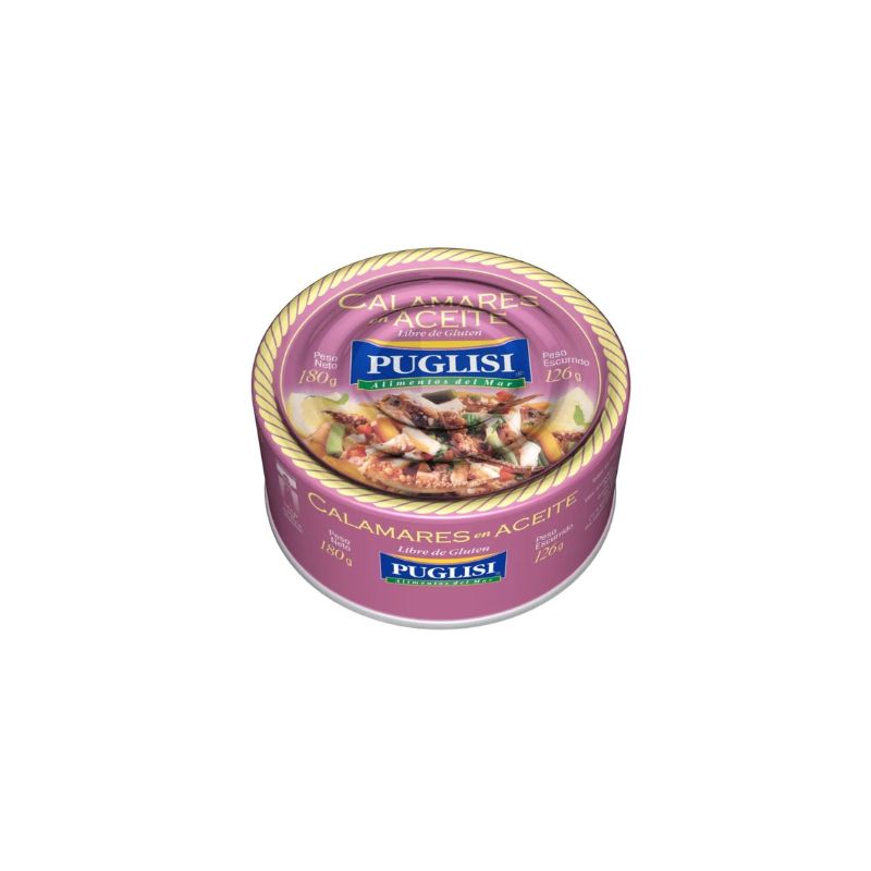 Calamares Puglisi En Aceite X 180 Gr
