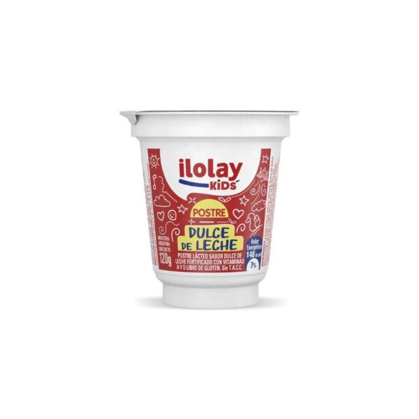 Postre Ilolay Kids Dulce De Leche X 120 Gr