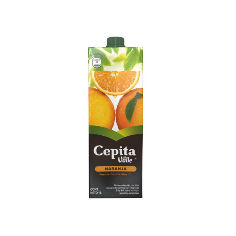 Jugo Cepita Naranja Con Vitaminas X 1 Lt