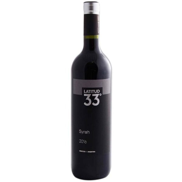 Vino Latitud 33 Grados Syrah X 750 Cm3