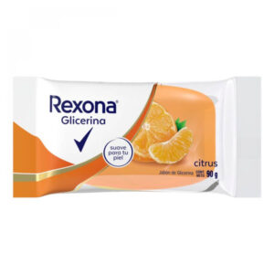 Jabon Tocador Rexona Glicerina Citrus X 90 Gr