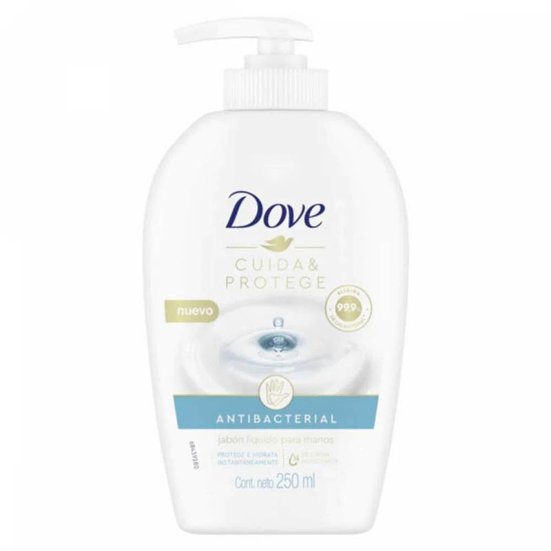 Jabon Liquido Dove Antibacterial X 250 Cm3