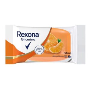 Jabon Tocador Rexona Glicerina Citrus X 90 Gr