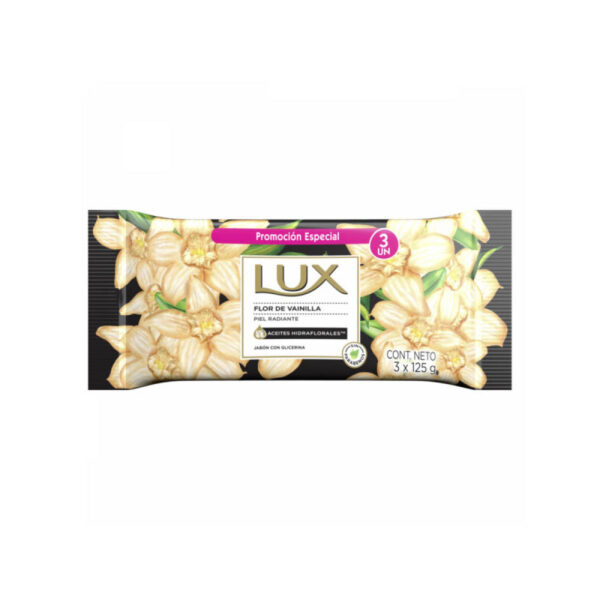 Jabon Tocador Lux Flor De Vainilla X 3 Unid