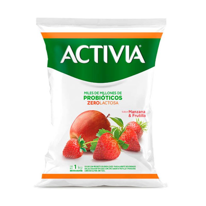 Yogur Activia Bebible Frut/Man Zero Lact X 1 Kg