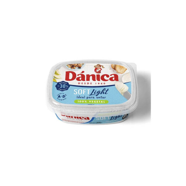 Margarina Danica Soft Light 100%Vegetal X 200 Gr