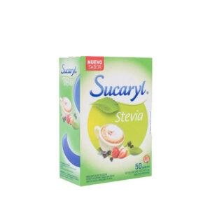 Edulcorante Sucaryl Stevia En Sobres X 50 Unid