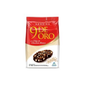 Cookies 9 De Oro C/Chips Chocolate Bco X 120 Gr