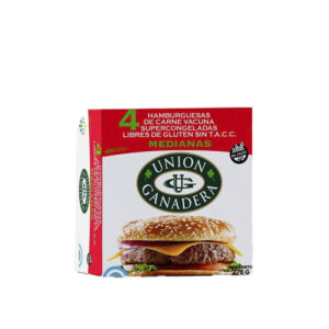Hamburguesa Union Ganadera X 4 X 276 Gr