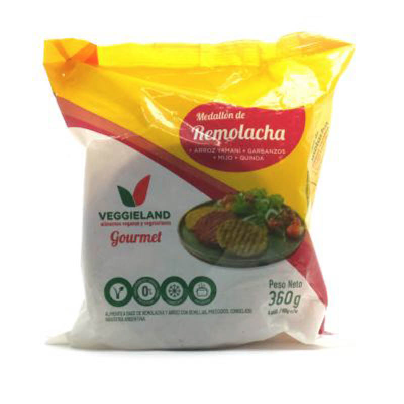 Medallon De Remolacha Veggieland X 360 Gr