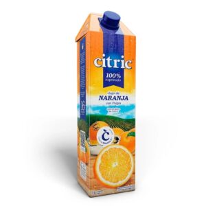 Jugo Citric Naranja Con Pulpa X 1 Lt