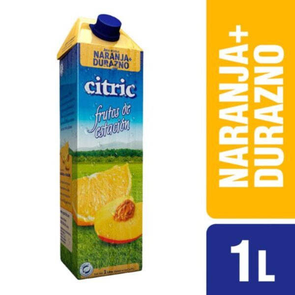Jugo Citric Naranja/Durazno X 1 Lt