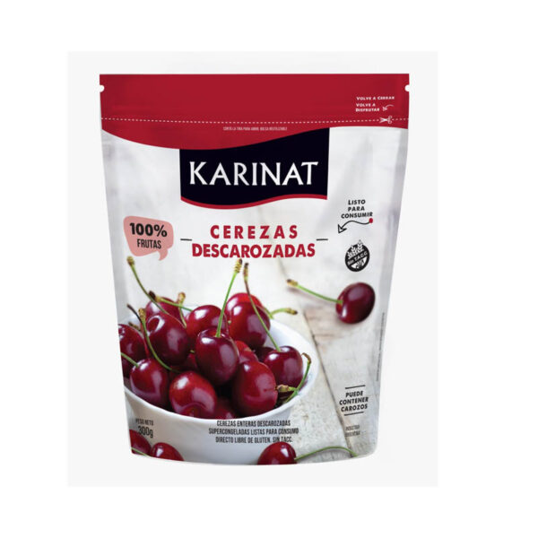 Cerezas Karinat Descarozadas Congelada X 300 Gr