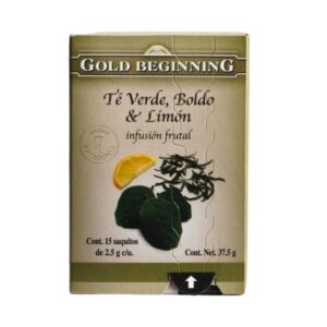 Te Gold Beginniing Verde Menta Limon X 15 Unid