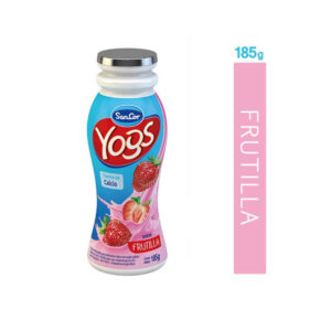 Yogur Yogs Bebible Entero Frutilla X 185 Gr
