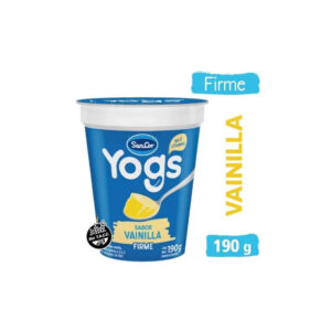 Yogur Yogs Firme Vainilla X 190 Gr