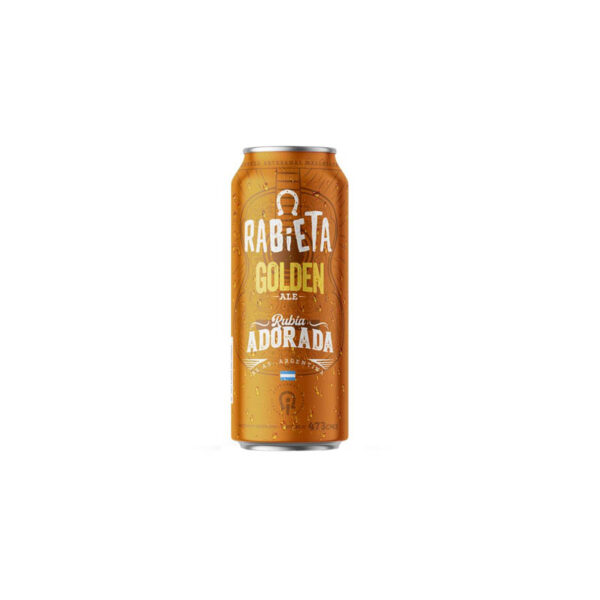 Cerveza Rabieta Golden Ale X 473 Cm3